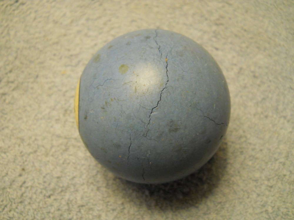 Vintage Clay Billiard Ball- #2