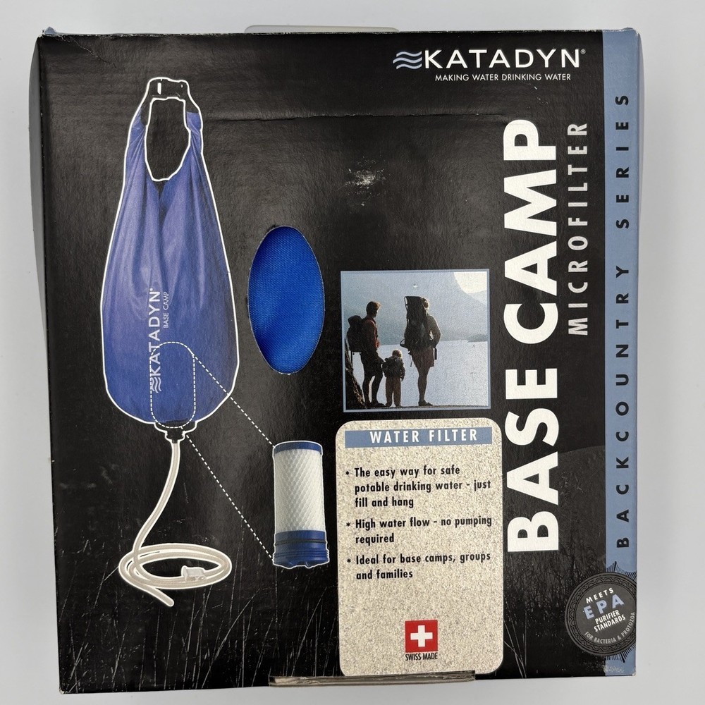 Katadyn Base Camp Microfilter Water Filtration System Backcountry Series