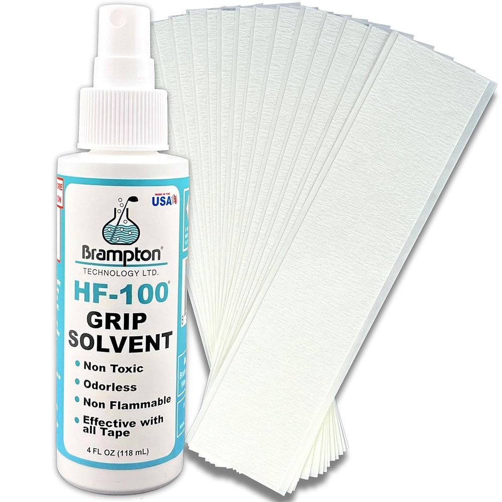 Brampton Basic Golf Grip Kit for Club Regripping - 15 Premium Chestnut
