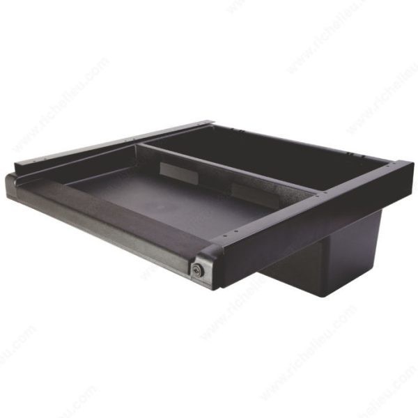 Richelieu Pelican II Black Lockable Keyboard Tray Storage Drawer