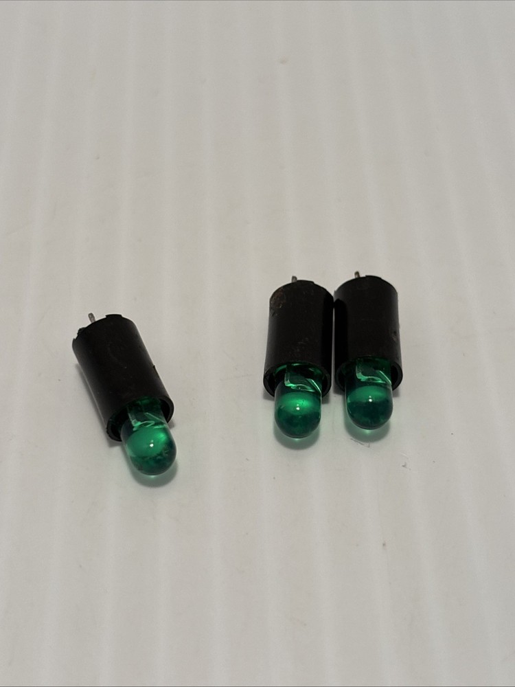 Lot Of 3 Green Mini Led Indicator Bulb  (2)