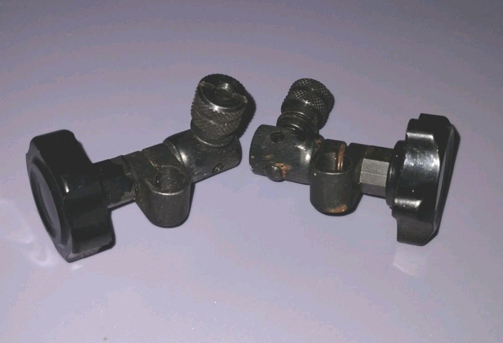 2 DIAL INDICATOR STAND SWIVEL MOUNT BRACKETS MACHINIST TOOLING