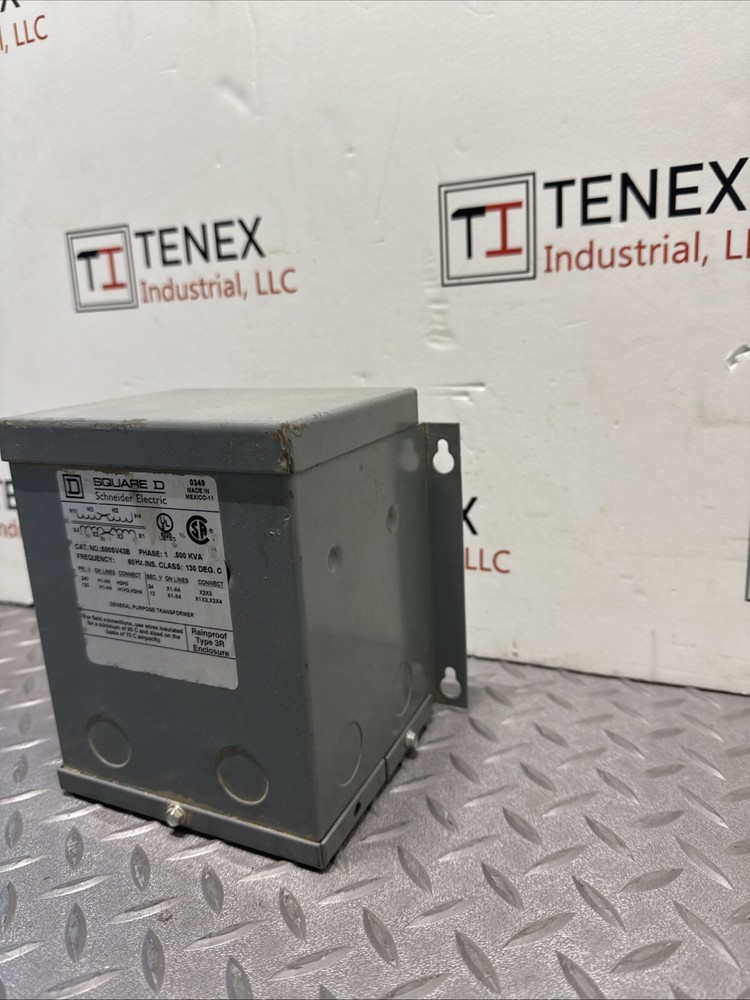 Square D .500KVA General Purpose Transformer 500SV43B A-38