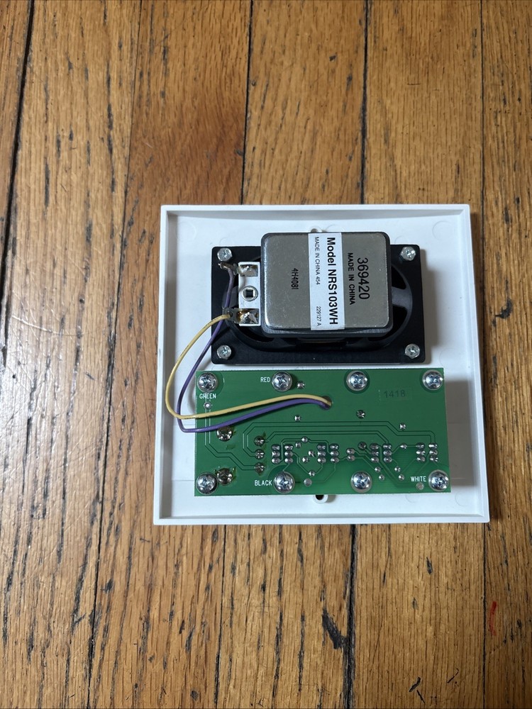 Nutone NRS 103WH Three Wire Room Station