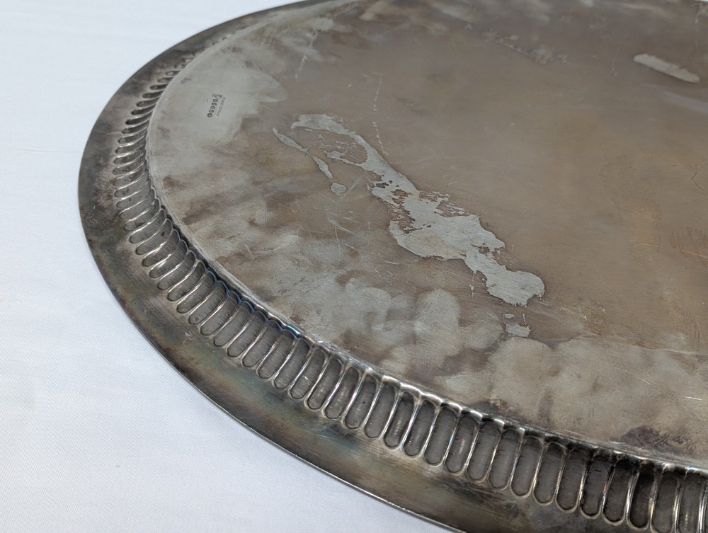 British Army - Military - MOD - Queens Crown EPNS Serving Tray