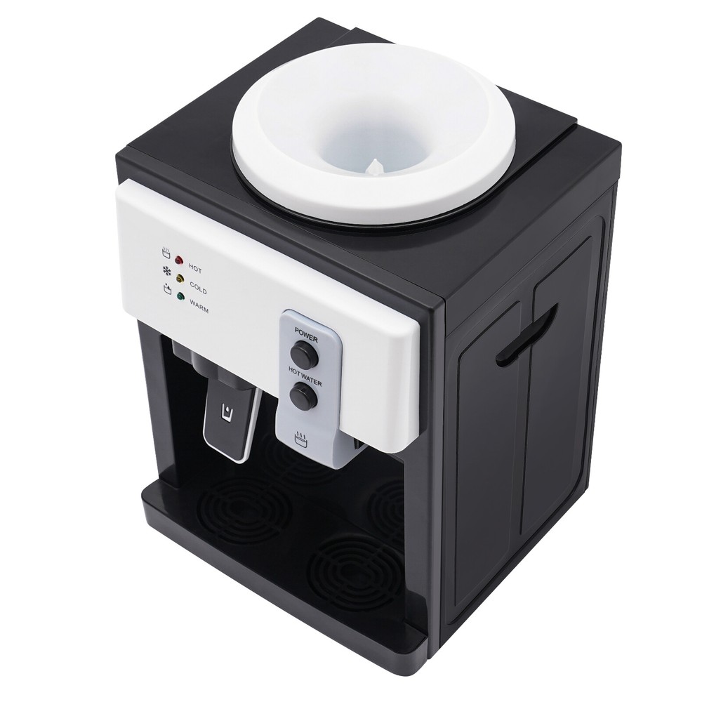 Top Loading Hot Cold Water Cooler Dispenser Countertop Drinking Machine 5 Gallon