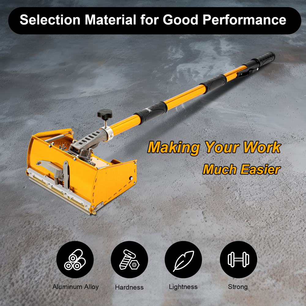 9'' Professional Mud Compound Putty Drywall Flat Finishing Box Tool & Box Handle