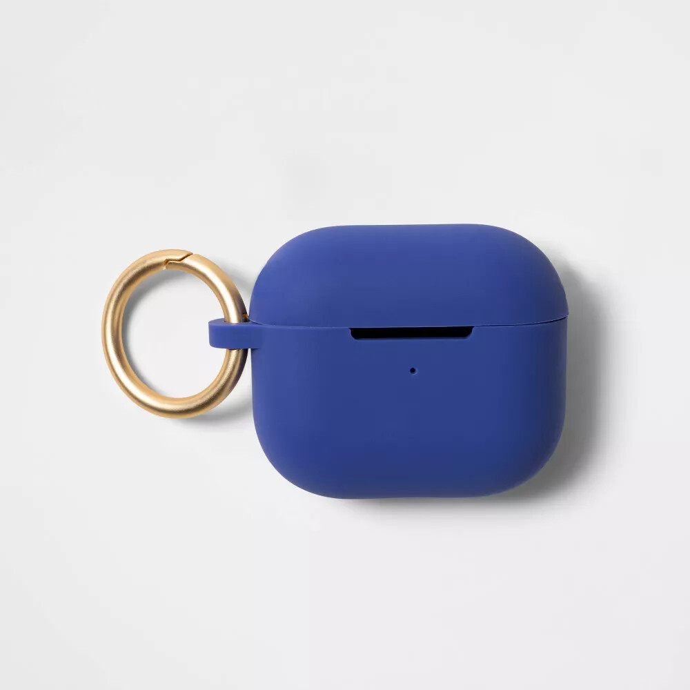 NEW‼ Heyday VIRTUAL BLUE AirPods 3rd Generation Silicone Case w/ Clip • READ‼