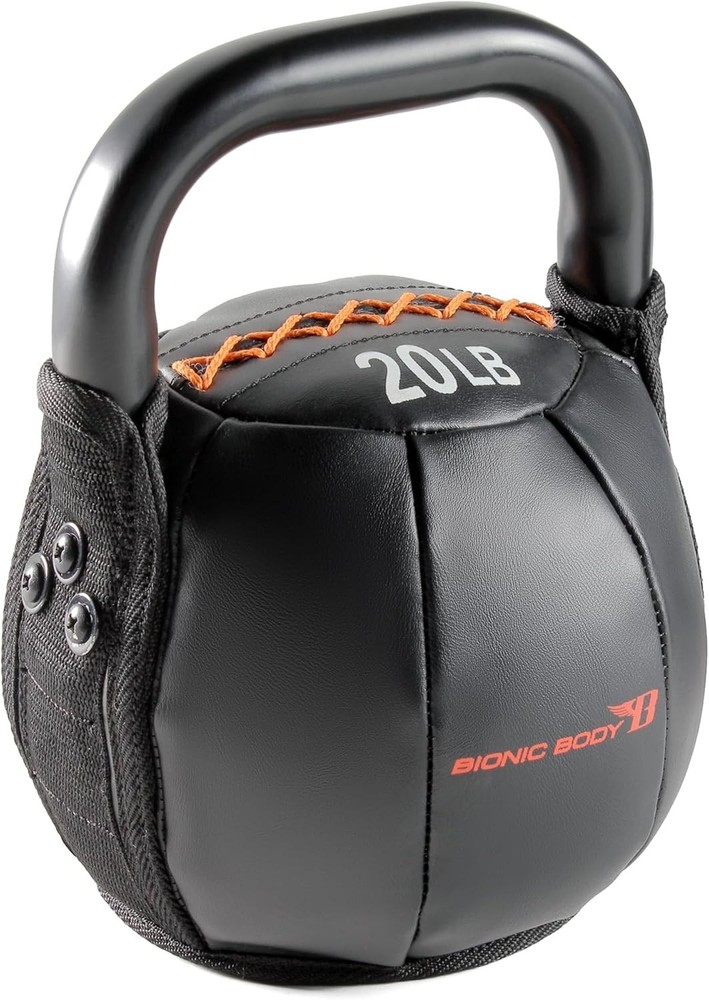by Kim Lyons Soft Kettlebell with Handle | Soft Weight for Strength Training,...