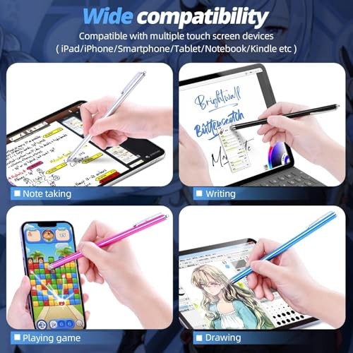 Mesh Fiber Stylus Pen Replacement Tips (Pcs) for Capacitive Touch Screen, 20