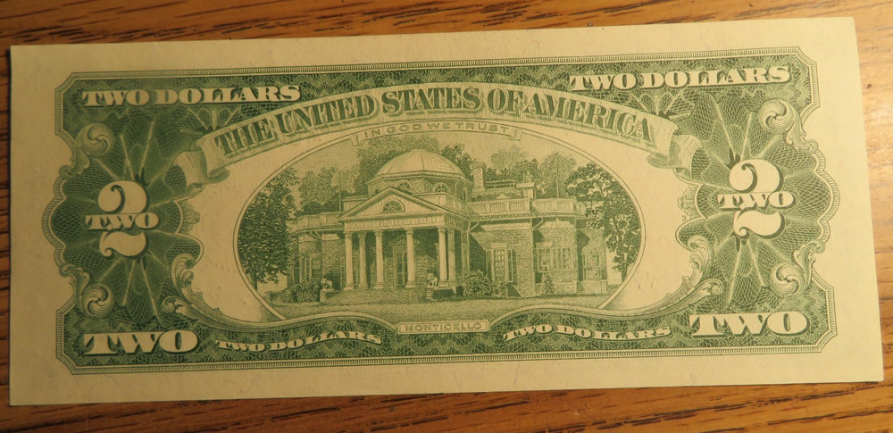 1963 Two Dollar US Note Red Seal Star Note *00005966A MINT
