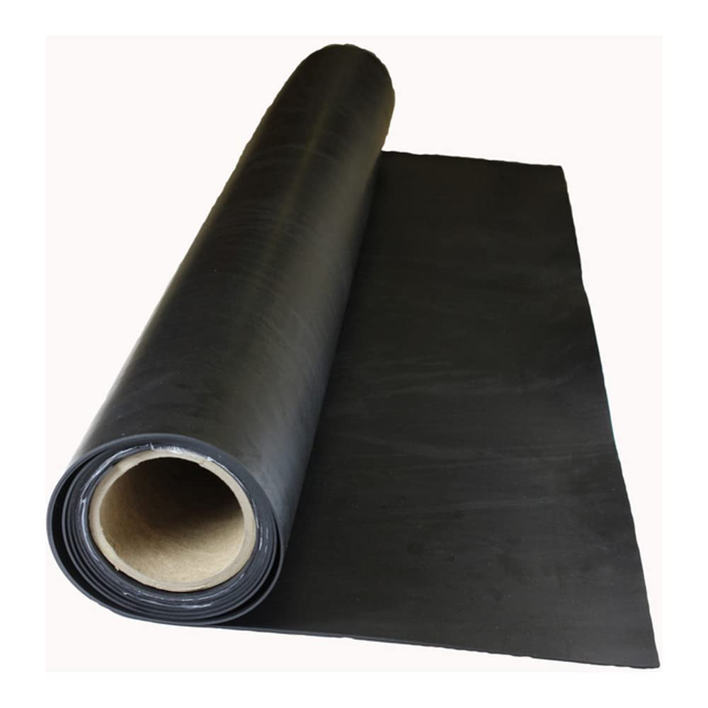 Rubber Roll, EPDM, Rubber Width 6 In, Rubber Length 10 Ft, Rubber Thickness 1/32
