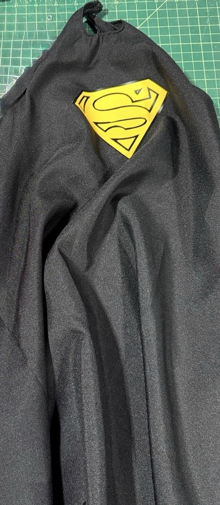 Custom Prime 1 Superman Hush 1/3 Scale Draping Cape Black