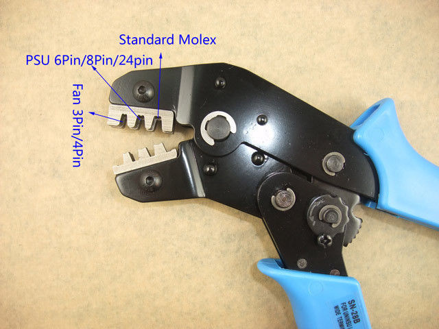 PC Modder Universal Connector Molex Pin Crimping Tool Plier Wire Crimper 389