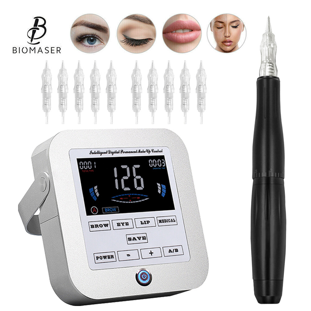 Biomase Permanent Makeup Machine Kit Professional Machine for Eyebrow Lips