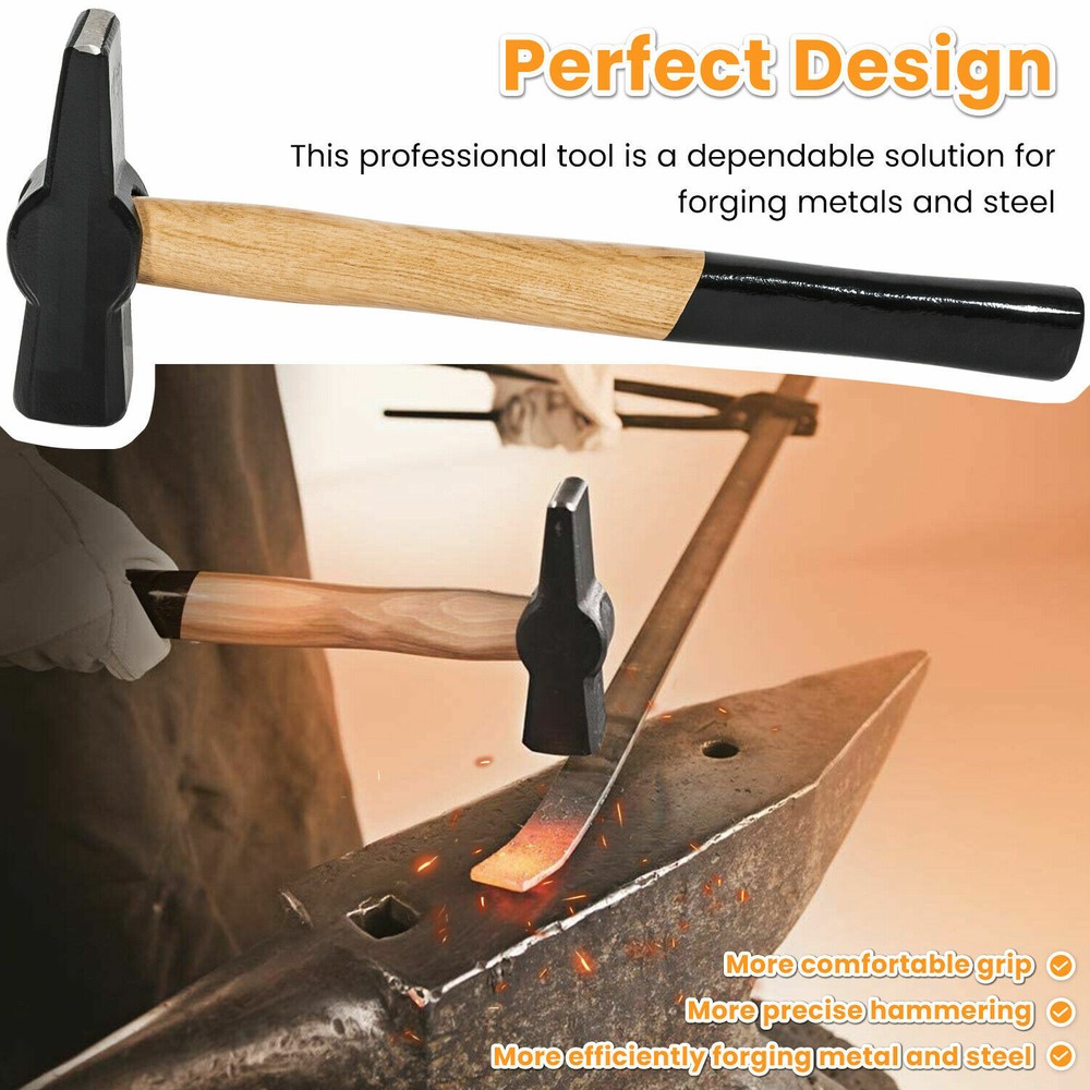 Blacksmiths Beginner Hammer 0000811-1000 Knife Making Metalworking Forge Tool