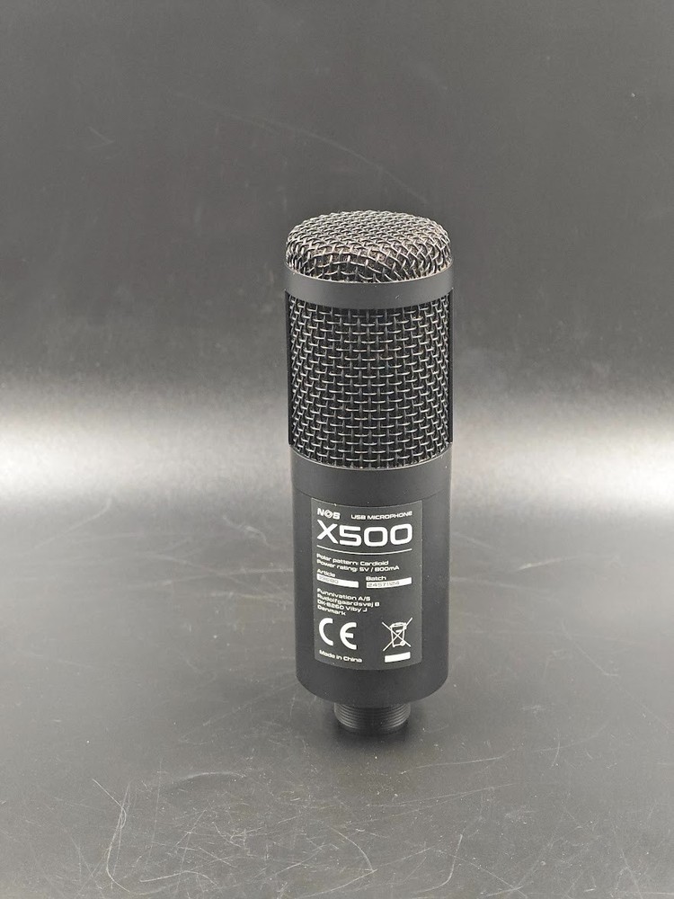 NOS X500 USB Microphone Boom Black Used Working