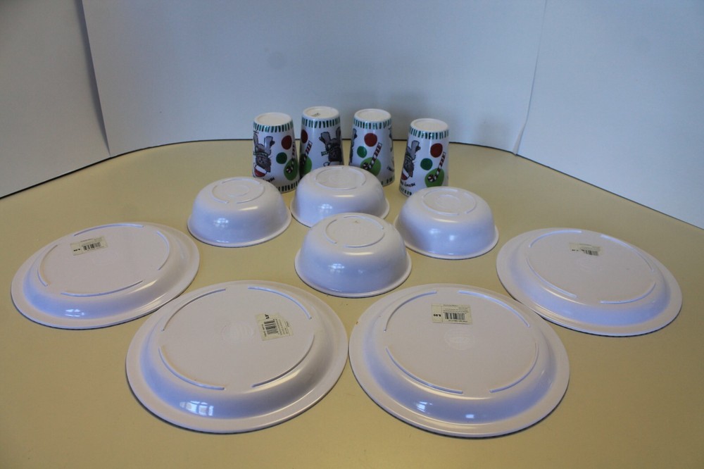 Meowy Christmas Citrus Grove Dinnerware 4 sets