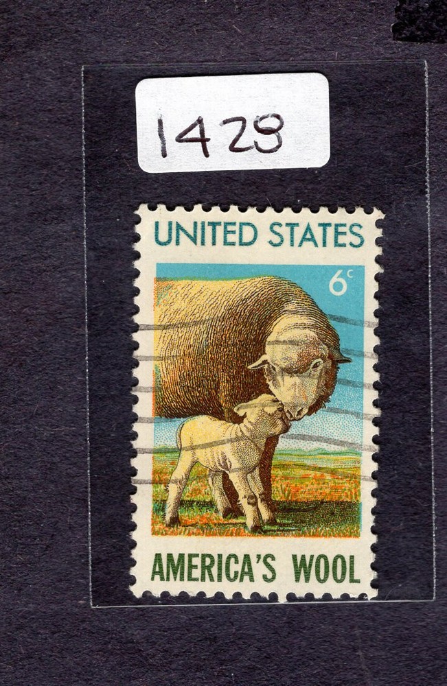 1971 Stamp #1423 American Wool Industry Used