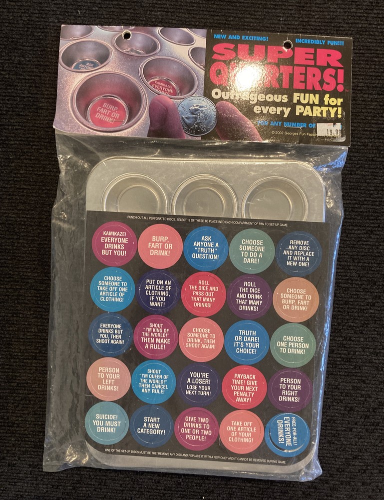 Bachelorette Party Flavors Super Quarters Game