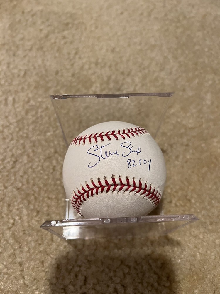 Steve Sax Official MLB Autographed Inscribed “82 ROY” Baseball