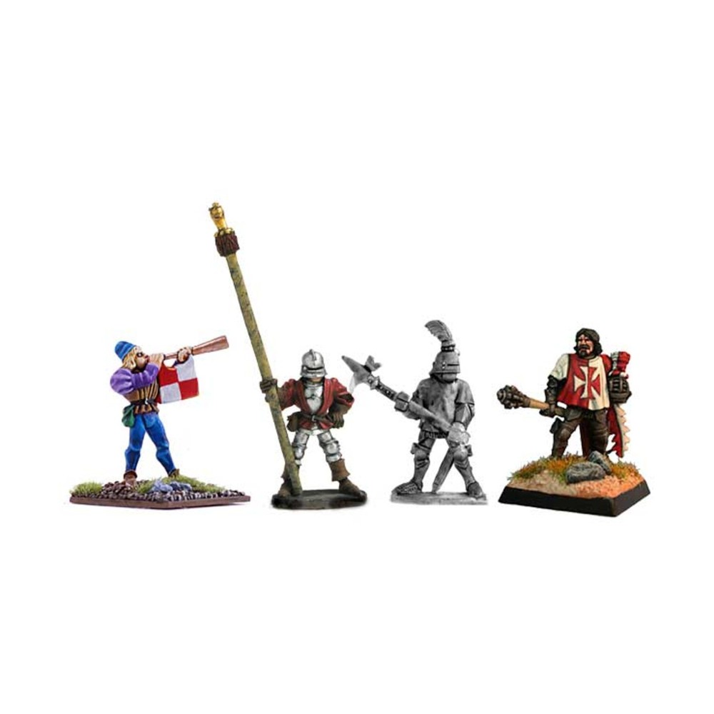 Mirliton Grenadier 25mm Halberdier Command Group Pack New