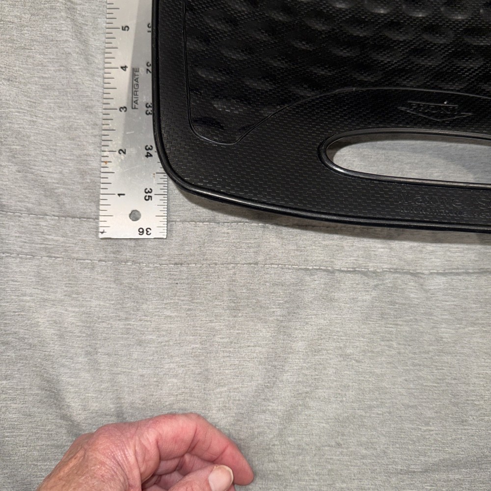 Maxwell Seat Black Hard Plastic Ergonomic Back Pain Relief Seat