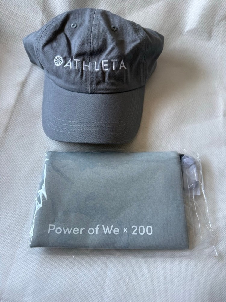 NWT Athleta Hat baseball cap and small zippered pouch set