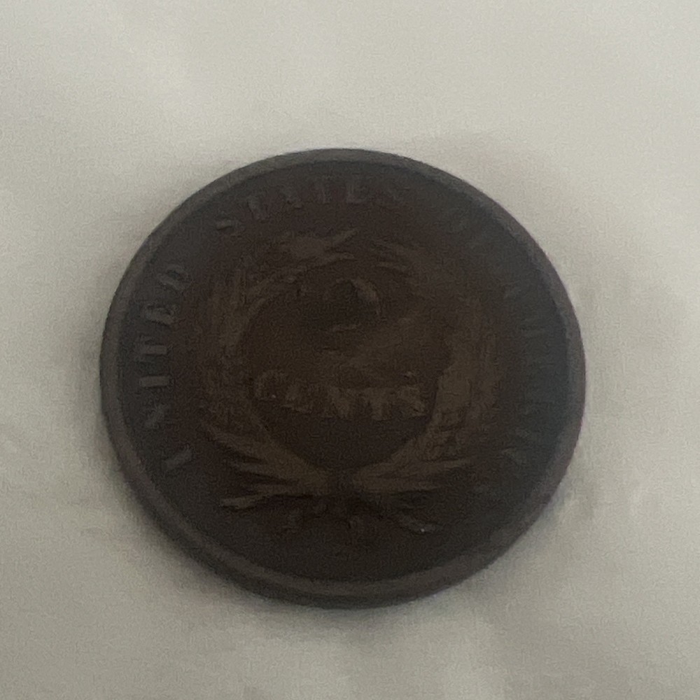 1868 TWO CENT PIECE 2 CENTS Z-155