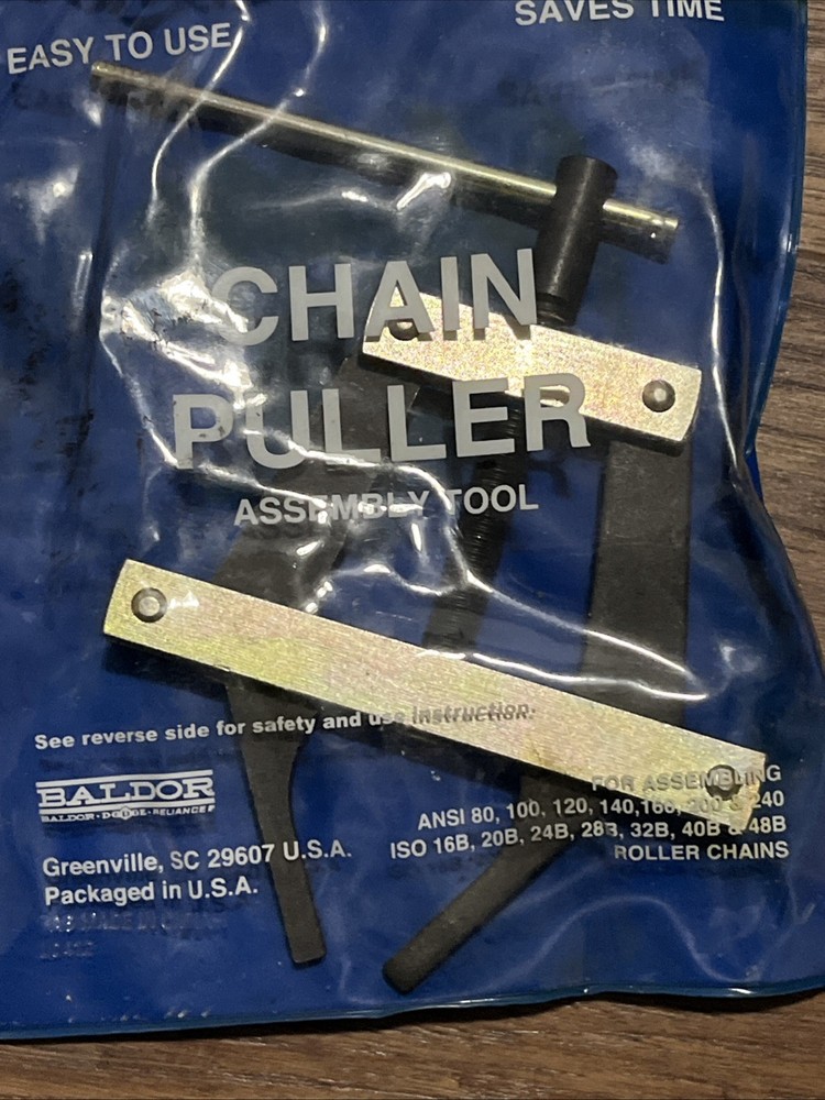 Baldor Dodge Chain Puller Assembly Tool For Roller Ansi 80 100 120 140 098191