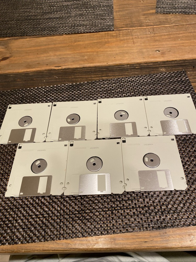 Microsoft FoxPro Floppy Disk Set of 1-7 for Windows