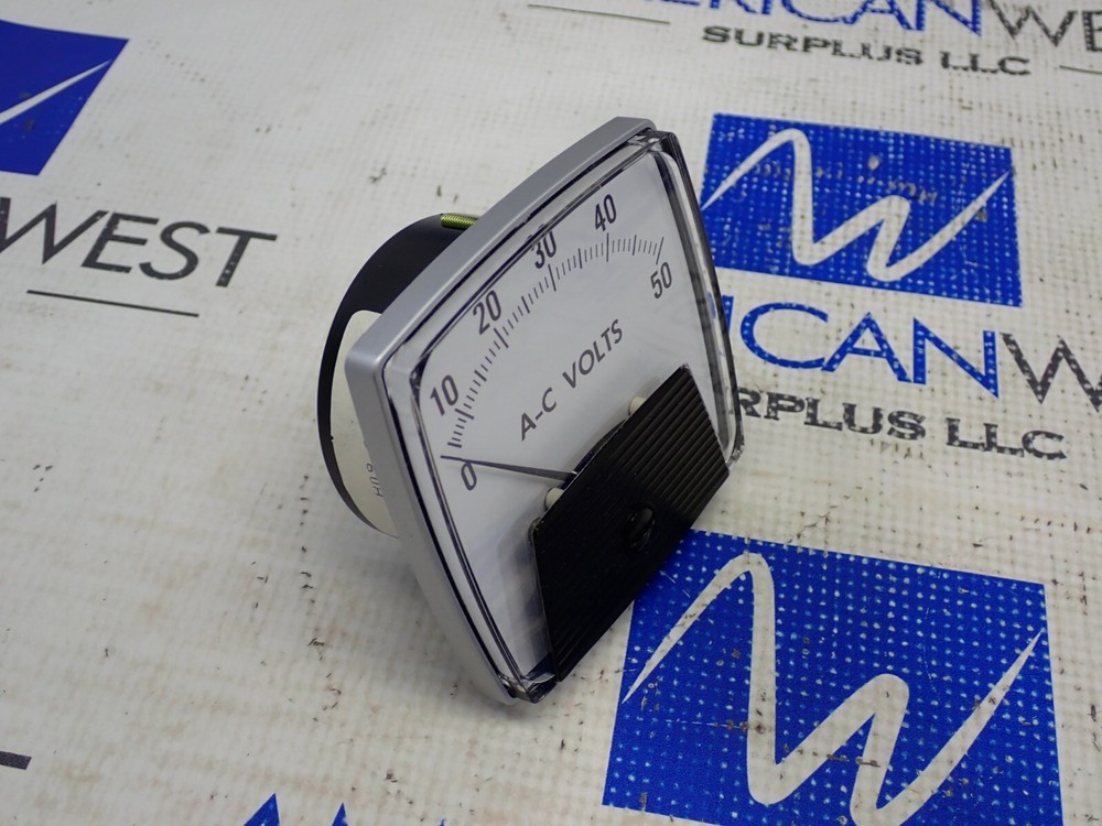 GE 250344NTNT Panel Meter 0-50 A-C Volt New