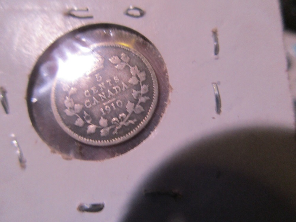 Canada - 1910 Silver 5 Cent - Edward VII