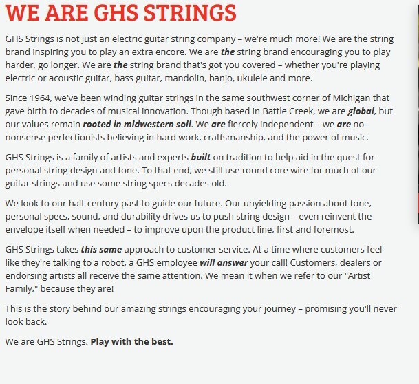 GHS Guitar Strings Acoustic Thin Core Ultra Light Phosphor Bronze 10-41