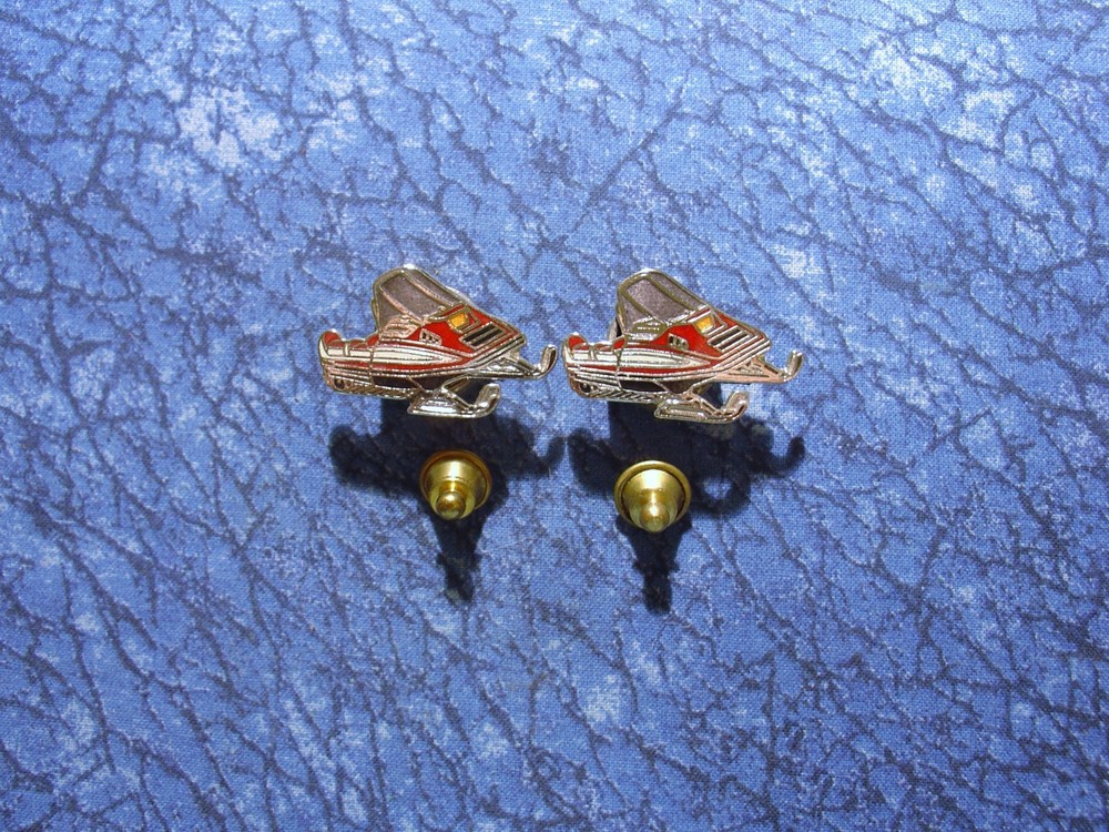 2 ~ Arctic Cat Panther Snowmobile Lapel/Hat Pin Tie Tacks