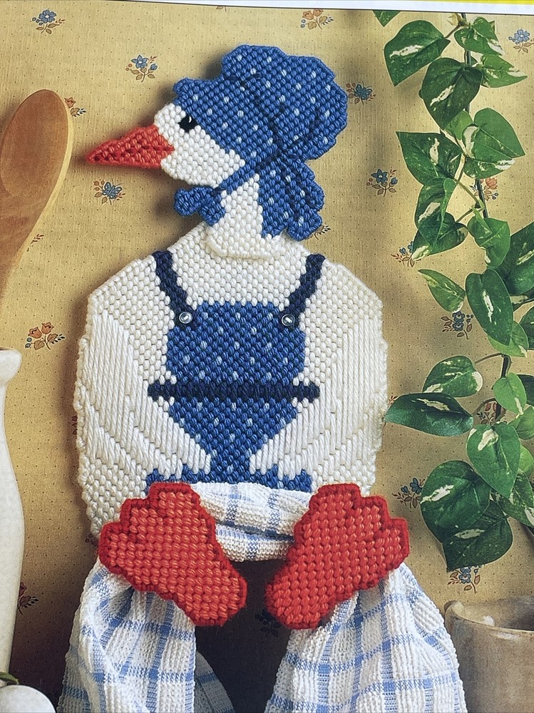 Granny Goose Towel Holder Annie's Attic Plastic Canvas Pattern