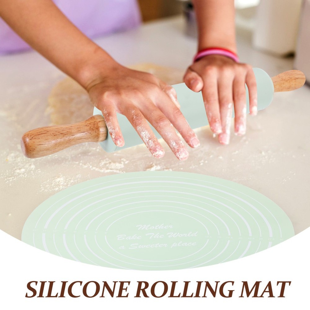 Pastry Rolling Mat Multi-function Anti-skid Pie Baking Bread Silicone