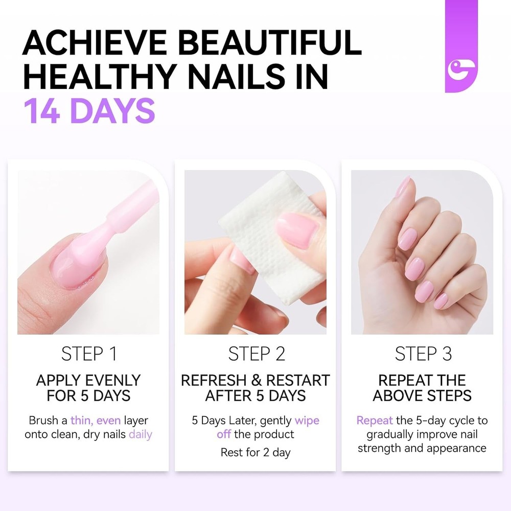 Transform Thin Nails with 8 in 1 Ridge Filler - Protein-Packed Growth Formula