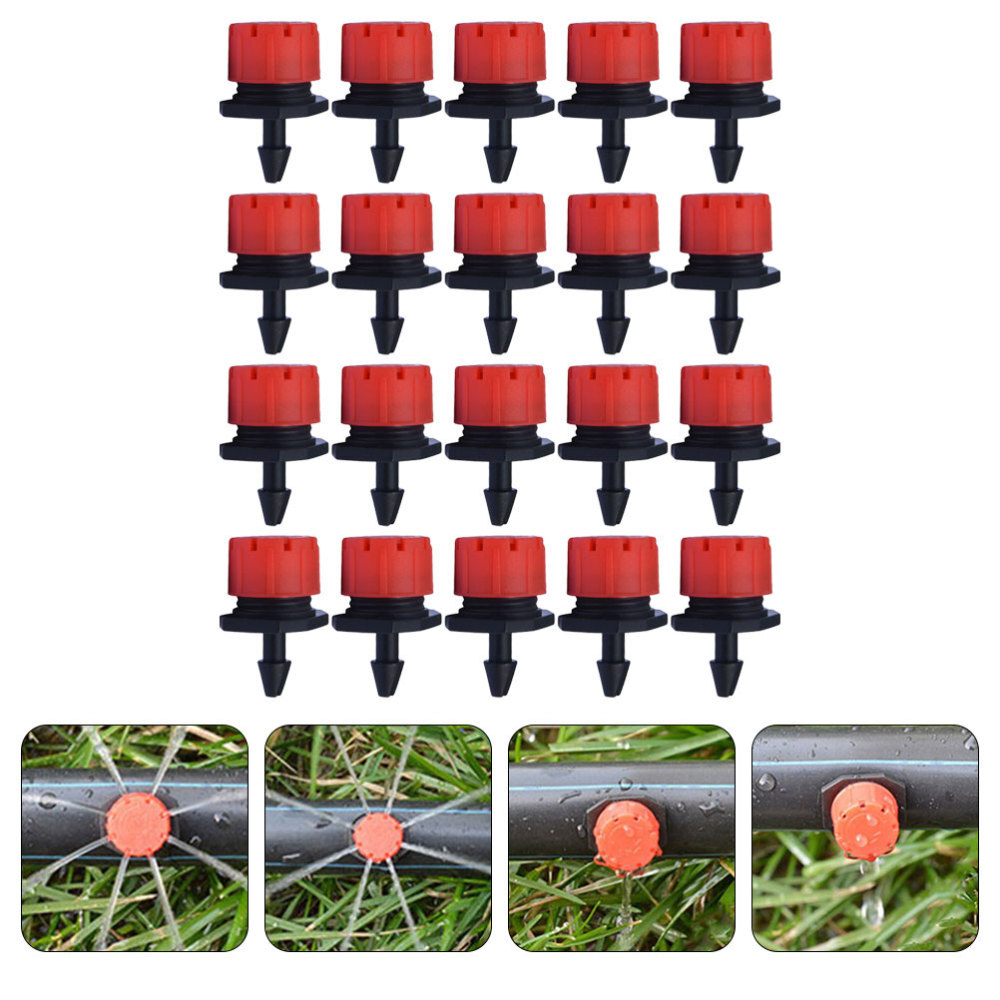 100PCS adjustable drip emitters Garden Irrigation Drippers Micro Dripper