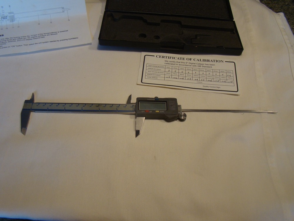 Avenger Products 6” Digital Caliper With Case Worked when Tested