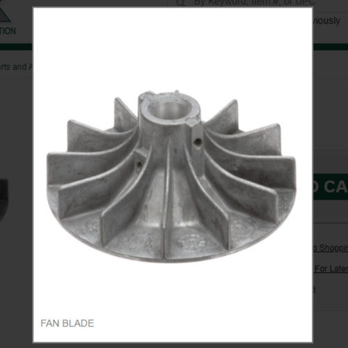 FAN BLADE # 1011357-117