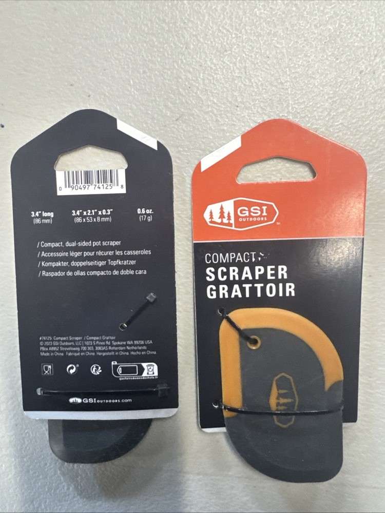 GSI Compact Scapper Grattoir (2 Pack)