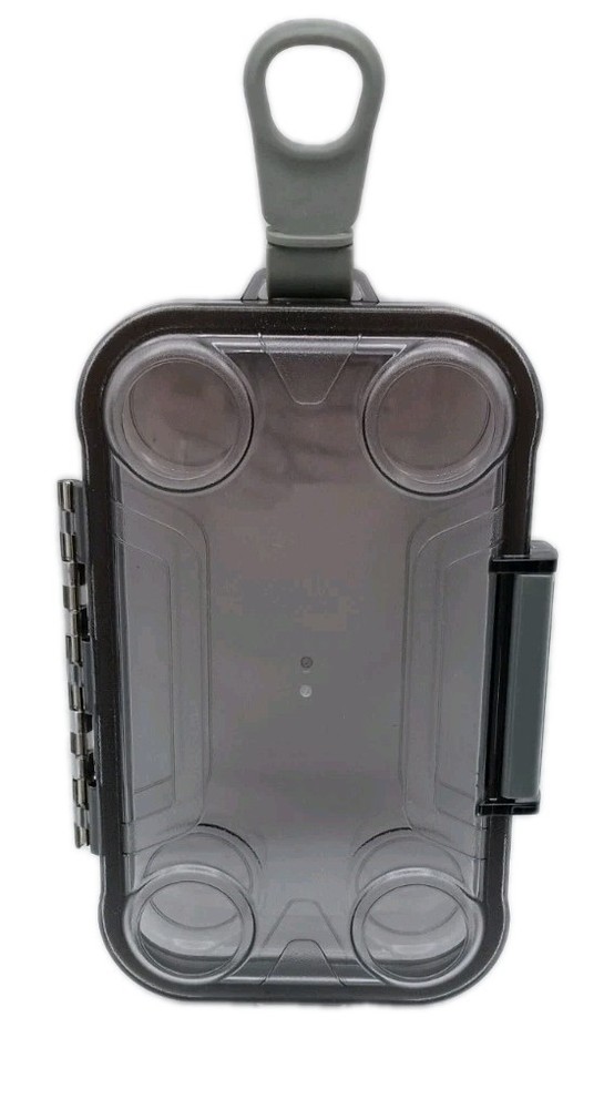 Small Watertight Dry Box Gray Polycarbonate Floating
