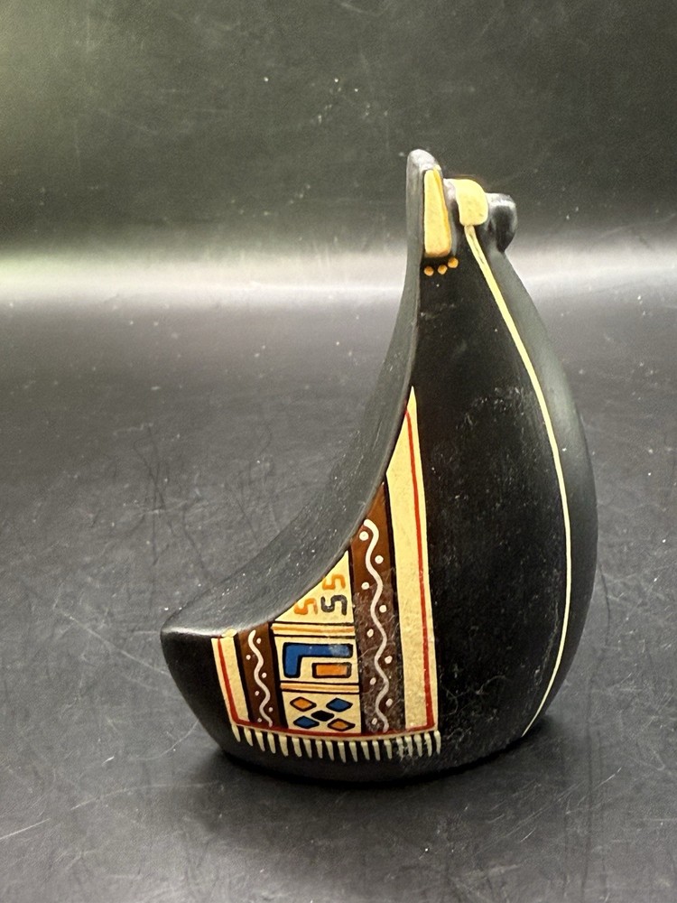 Handmade Peruvian Pottery Llama