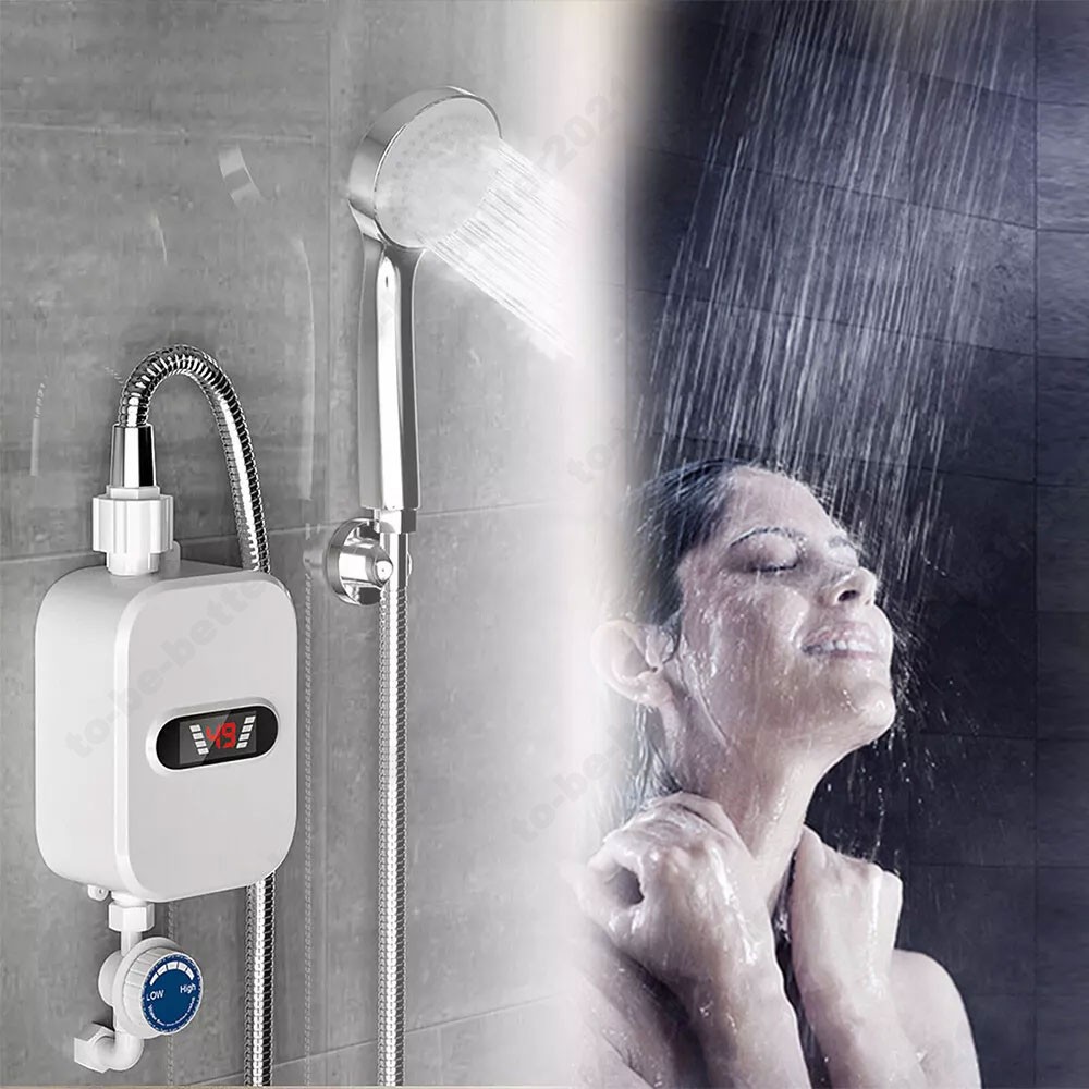 Bathroom Home Hotel 3500W Tankless Instant Electric Instant Water Heater Shower
