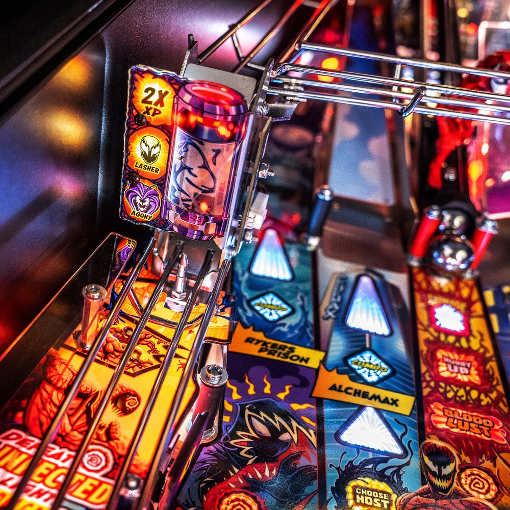 Stern Venom Premium Pinball Machine with Installed Shaker Motor