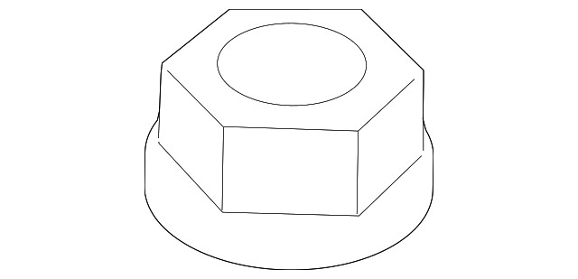 Genuine Ford Automatic Transmission Mount Nut W703457-S442