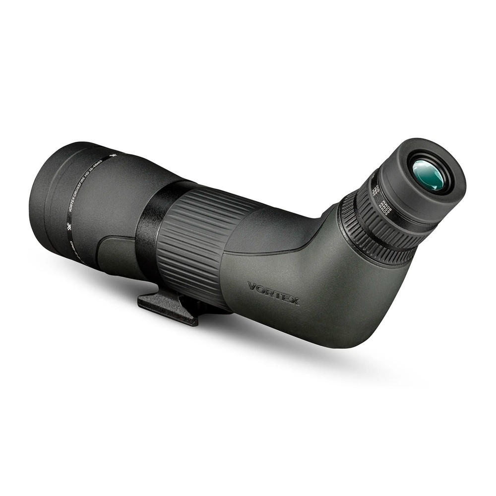 VORTEX Crossfire HD 16-48x65 Angled Spotting Scope, Storage Case, Flexfit Cap