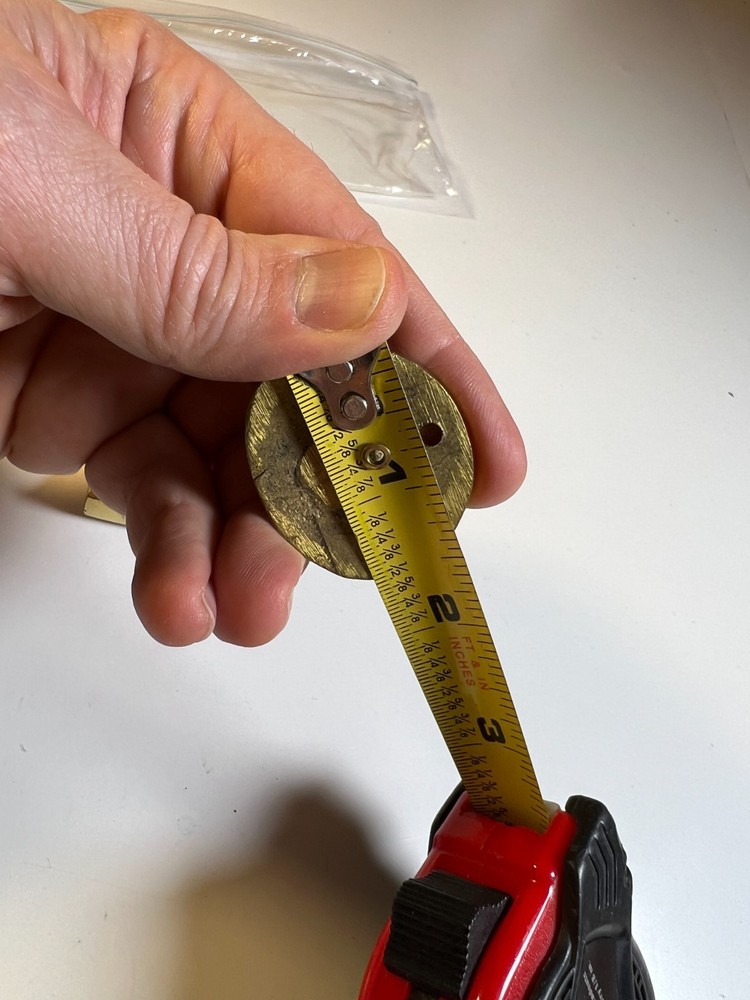 Antique Solid Brass Folding Chest Handle Drop Pull 6.5” Marine Campaign Trunk