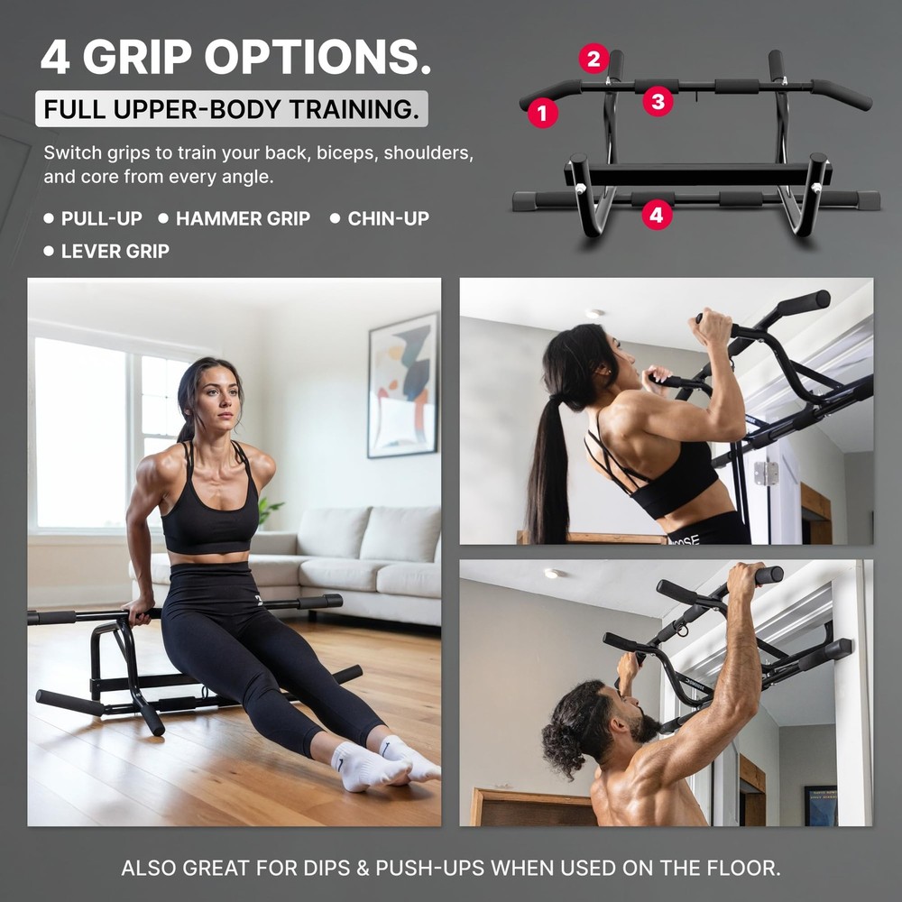 Pull Up Bar for Doorway with + Band Combo